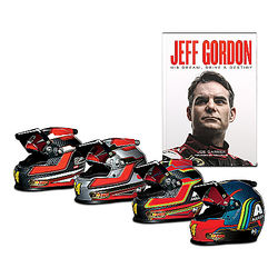 Tribute To Jeff Gordon's Legacy 1:3-Scale Racing Helmets and Book