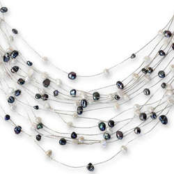 'Peacock' Pearl Strand Necklace