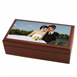 Dark Wood Photo Wood Box