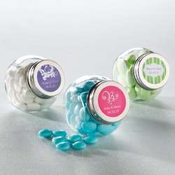 Candy Jar Favor with Personalized Label