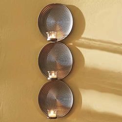 Set of 2 Stacked Circles Sconces