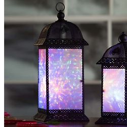 15" Color Changing Twirling Starlight Lantern