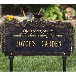 Personalized Butterfly Poem Garden Sign