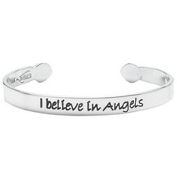 I Believe in Angels Cuff Bracelet