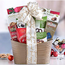 Holiday Chocolate Assortment Gift Basket
