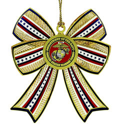 United States Marine Corps 3D Bow Ornament