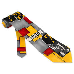 What Would Jesus Do Multicolor Silk Tie What Would Jesus Do Multicolor Silk Tie