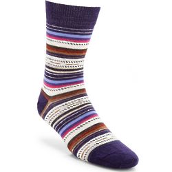 Women's Margarita Striped Wool Socks