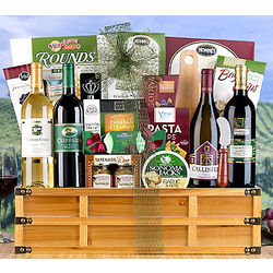 California Wine Crate Gift Basket