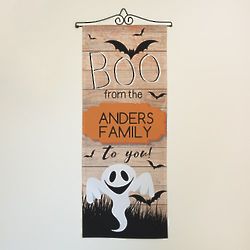 Personalized Boo To You Wall Flag