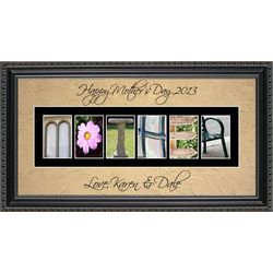 Mother Personalized Photography Letter Framed Art Print