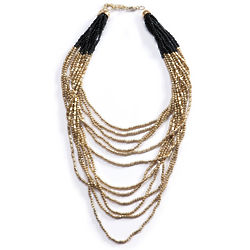 Gold Multi-Strand Necklace