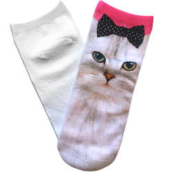 Purrfectly Poised Kitty Socks