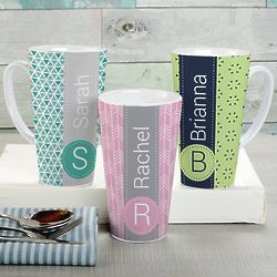 Personalized Pattern Latte Mug