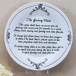 Ceramic Giving Plate with Cookies