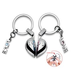 Couple's I Love You Talking Key Chains