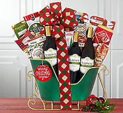 Blakemore Winery Holiday Sleigh Gift Basket