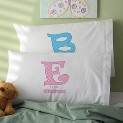 Alphabet Name Personalized Pillowcase