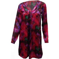 Abstract Paint Printed Nightgown