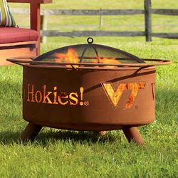 Outdoor Collegiate Fire Pit with Team Logo Cutouts