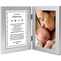 Personalized Sports Themed New Mom From Son Poem in Picture Frame