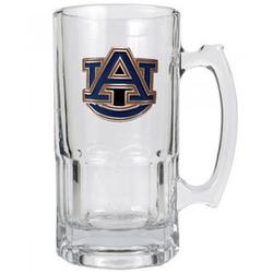 Engravable Auburn Tigers Large Glass Beer Mug
