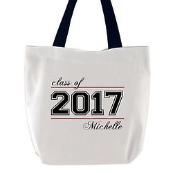 Personalized Graduating Class Tote Bag