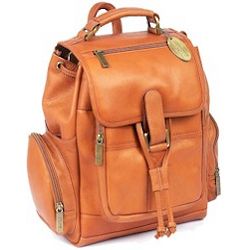 Traveler's Small Leather Backpack