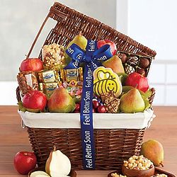 Feel Better Fruits and Sweets Gift Basket
