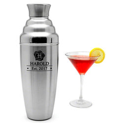 Personalized Wax Seal Giant Extra Large Cocktail Shaker