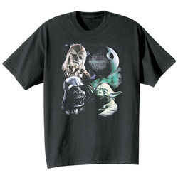 Star Wars Chewbacca, Yoda, and Darth Vader T-Shirt