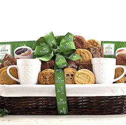 Cookie, Brownie, Coffee and Cocoa Gift Basket