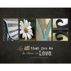 Love Letters Wall Plaque