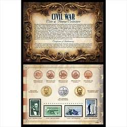 Civil War Coin and Stamp Collection