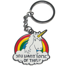 You Want Some of This? Unicorn Key Chain