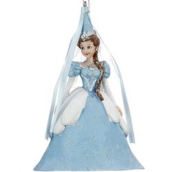 Personalized Pretty Princess in Blue Christmas Ornament