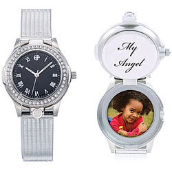 Ladies Keepsake Watch with Hidden Chamber for Personalization ...