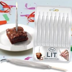 Lit Candles - Happy Doobie to You Birthday Candles