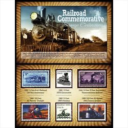 Railroad Commemorative Stamp Collection