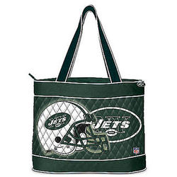 New York Jets Tote Bag with Cosmetic Cases