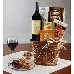 Grapevine Wine and Cheese Gift Basket