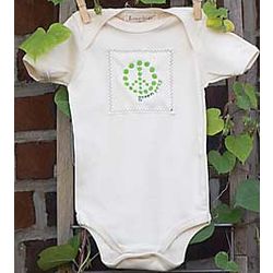Green Peas Organic Cotton One-Piece Bodysuit