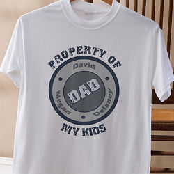 Property of My Kids Personalized T-Shirt