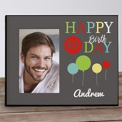 Personalized Birthday Balloons Picture Frame