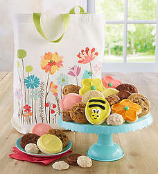 Cookies and Sweets in Spring Flowers Tote