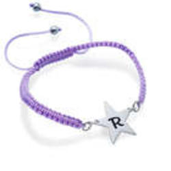 Shamballa Star Initial Bracelet