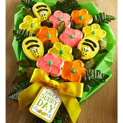 Have a Sunny Day Spring Frosted Long Stemmed Cookie Flowers
