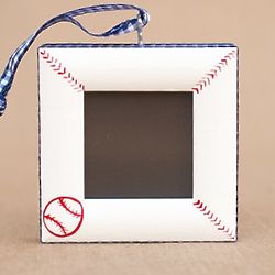 Baseball Christmas Ornament Mini Photo Frame