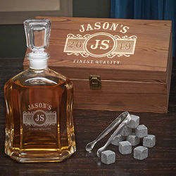 Marquee Argos Personalized Decanter Gift Set