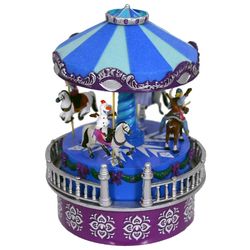 Animated Disney's Frozen Music Box Carousel Figurine